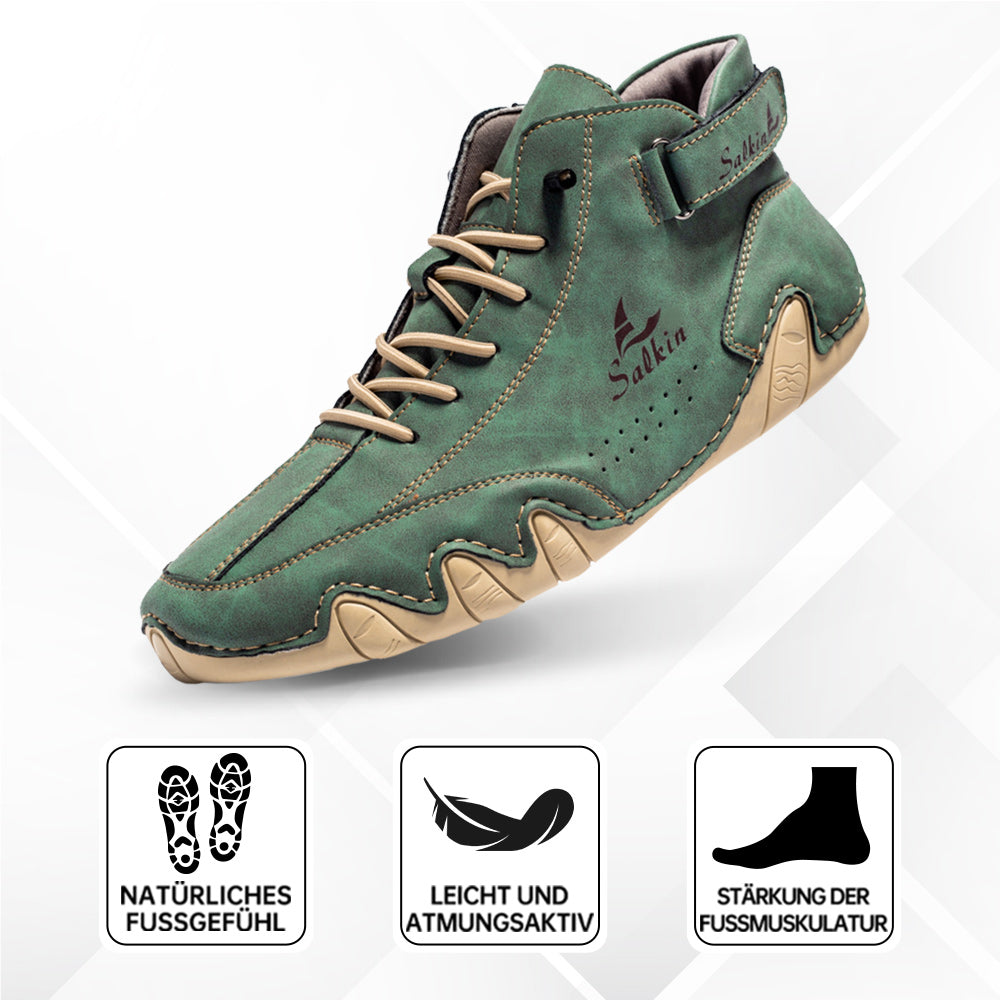 OrthoFit - Orthopädische, Wasserdichte & Rutschfeste Leder-Barfußschuhe