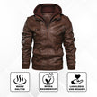 ThermoCore - Hochwertige Lederjacke Herren